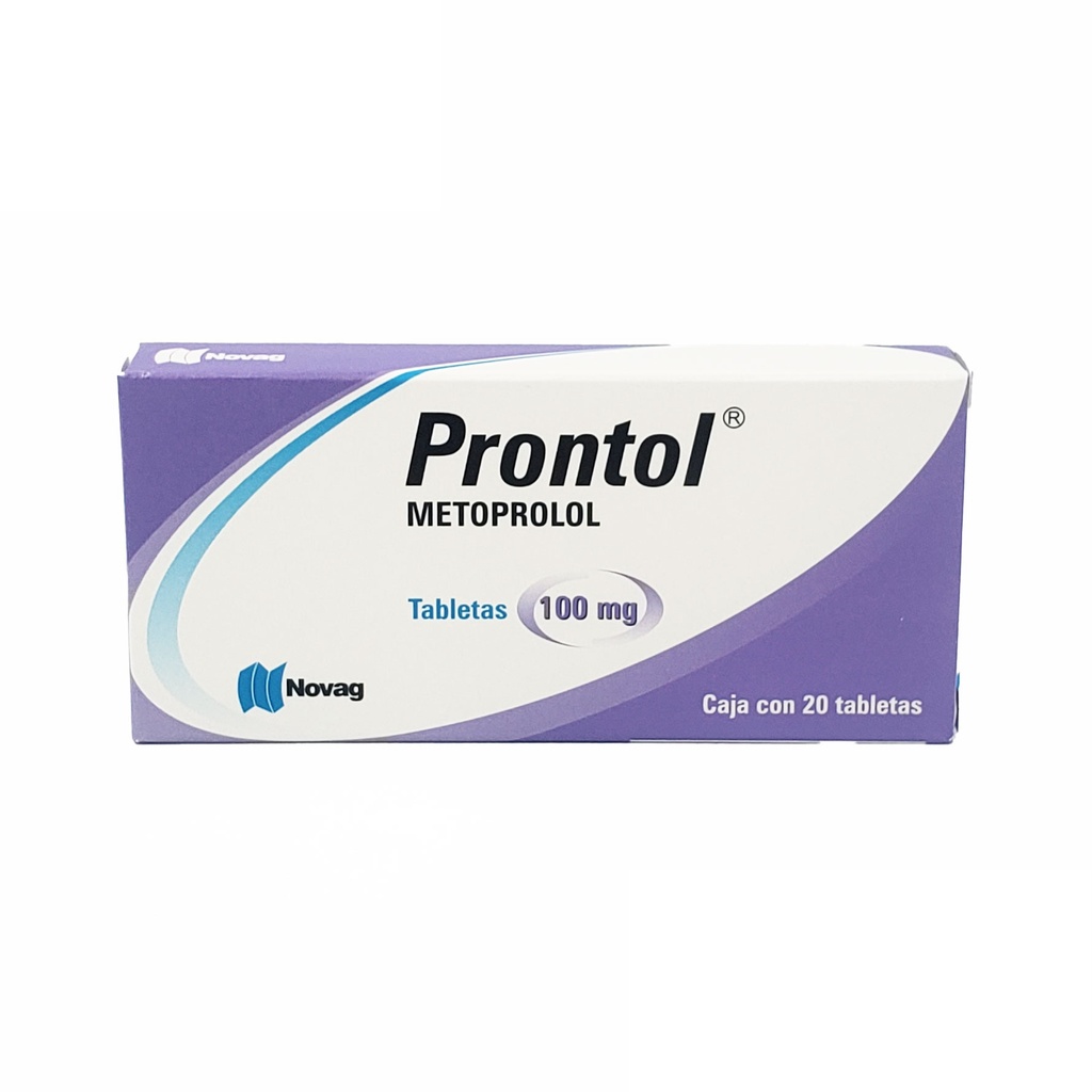 METOPROLOL 100 MG C/20 TAB PRONTOL LAB NOVAG | Website Farmacias Lolyta